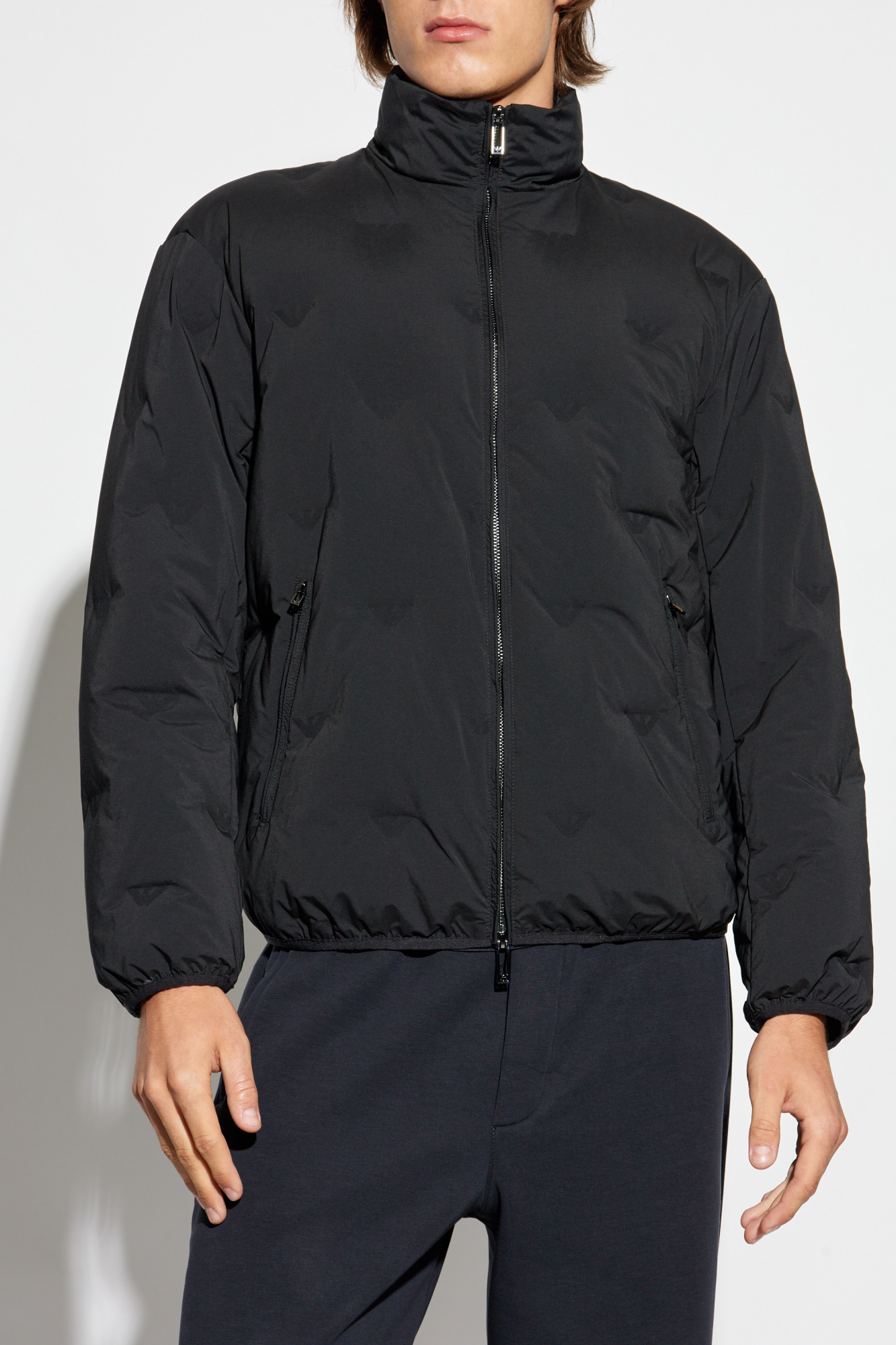ジャケット・アウター GIORGIO ARMANI Stand up Collar Coat 23878940_53931239_1000.jpg